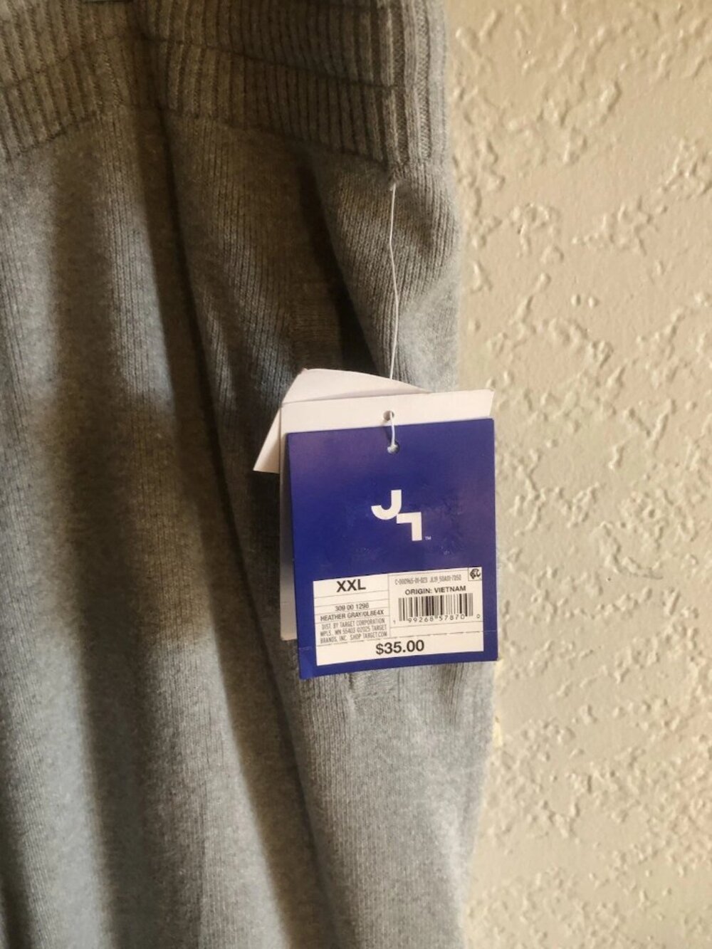 NWT JoyLab Womens Gray Mid-Rise Wide Leg Cargo Sweatpants Adjustable Size 2XL - Picture 2 of 4